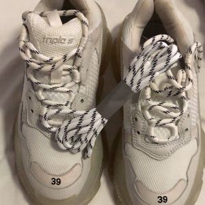 Balenciaga Triple S Clear Sole White